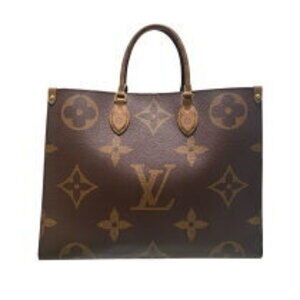 Louis Vuitton On the Go Brown Monogram Giant Reverse Tote Bag